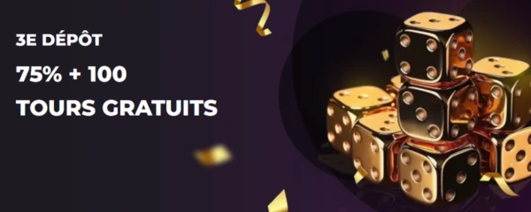 Welcome Bonus - 3rd Deposit 75%